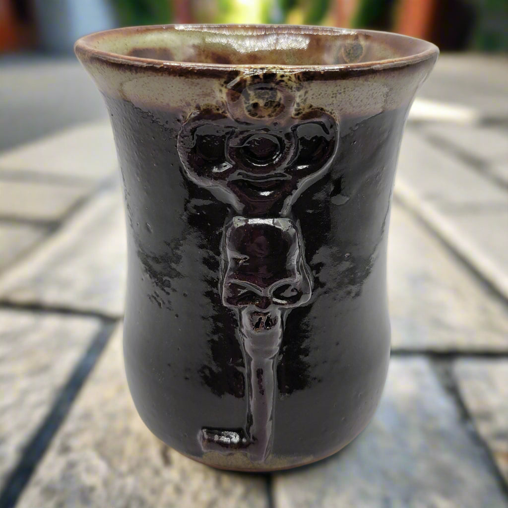 16oz Ceramic Skull Key Mug