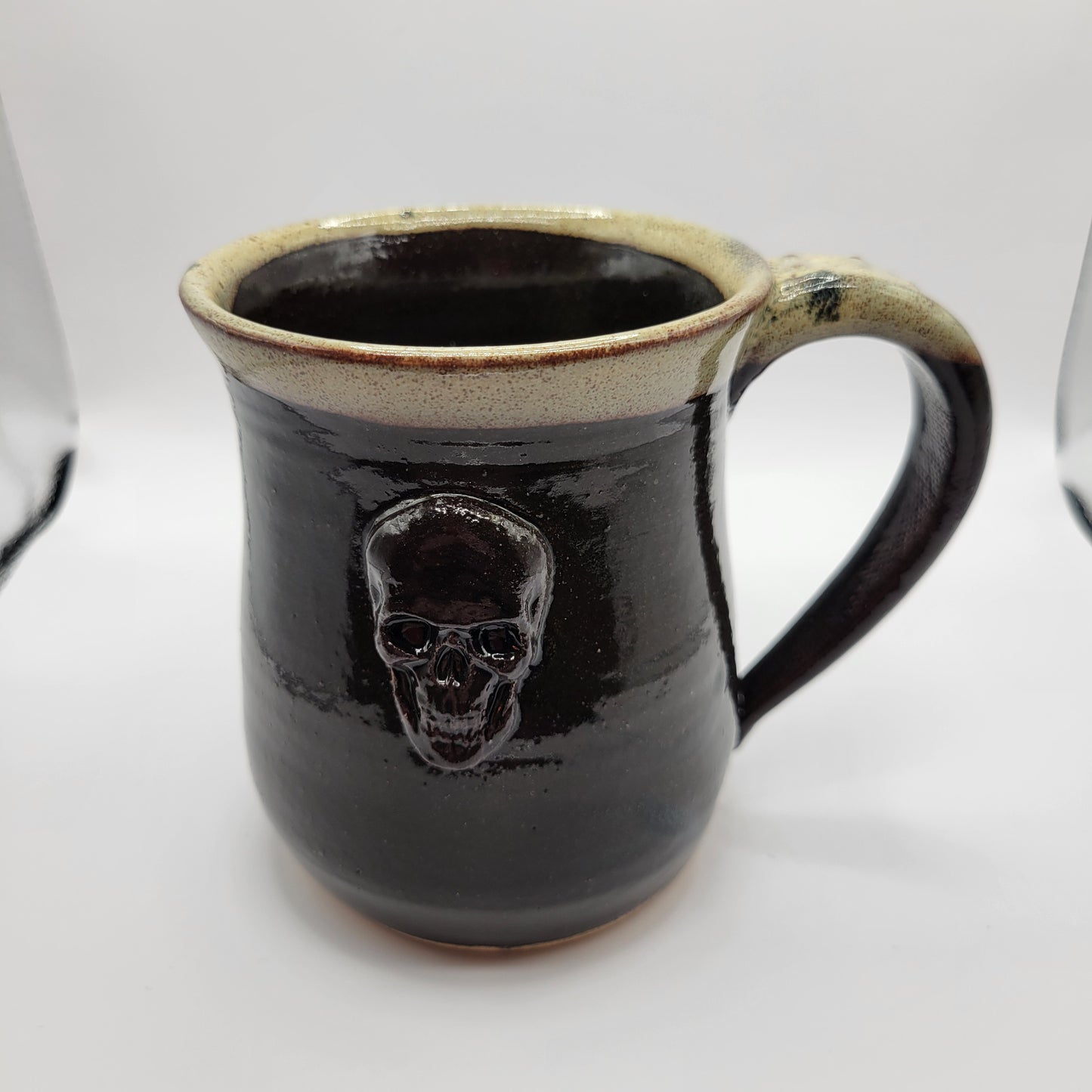 14oz Ceramic Skull Mug