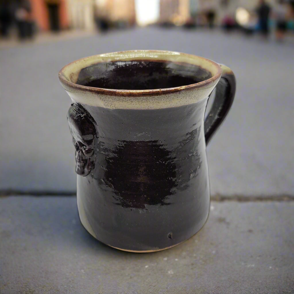 10oz Ceramic Skull Mug