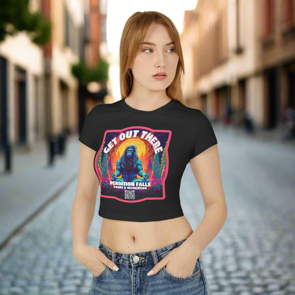 "Zen Squatch" Women's Baby Tee