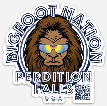 Diecut Bigfoot Nation 4" Stickers