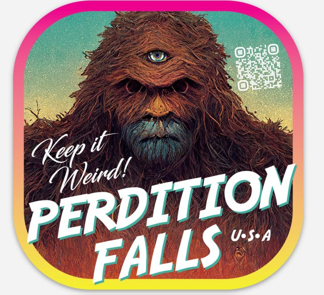 Keep It Weird 4" Squatch Stickers