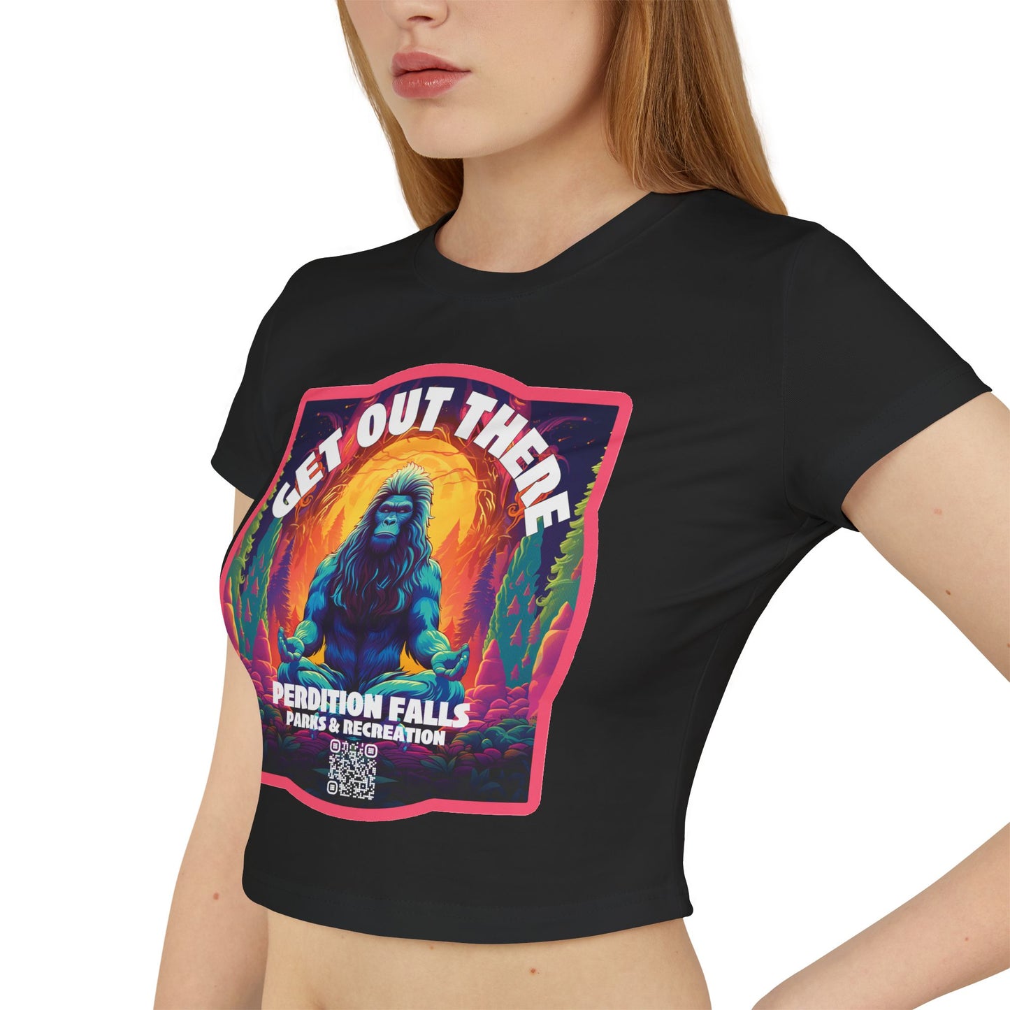 "Zen Squatch" Women's Baby Tee