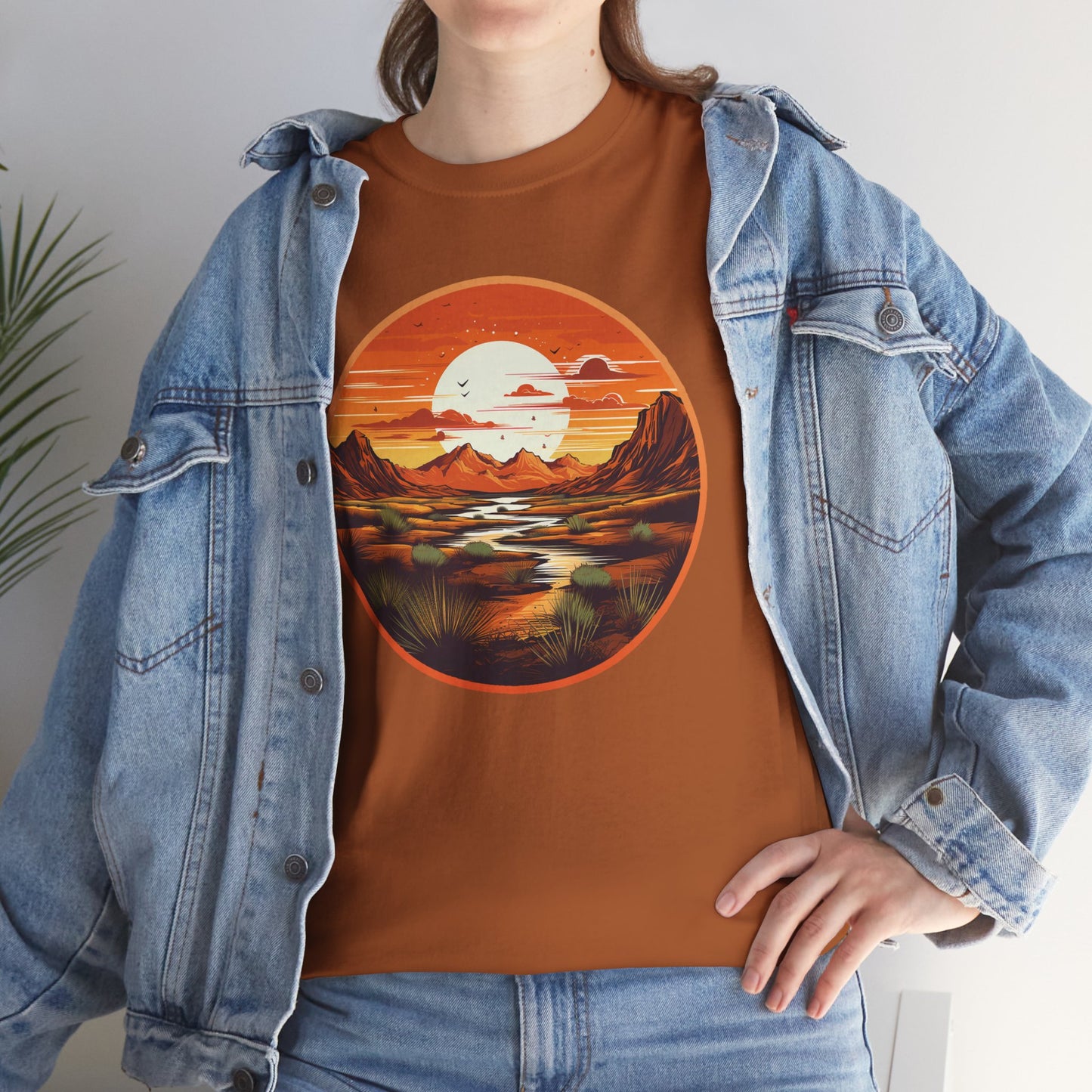 "Sunset" Unisex Heavy Cotton Tee