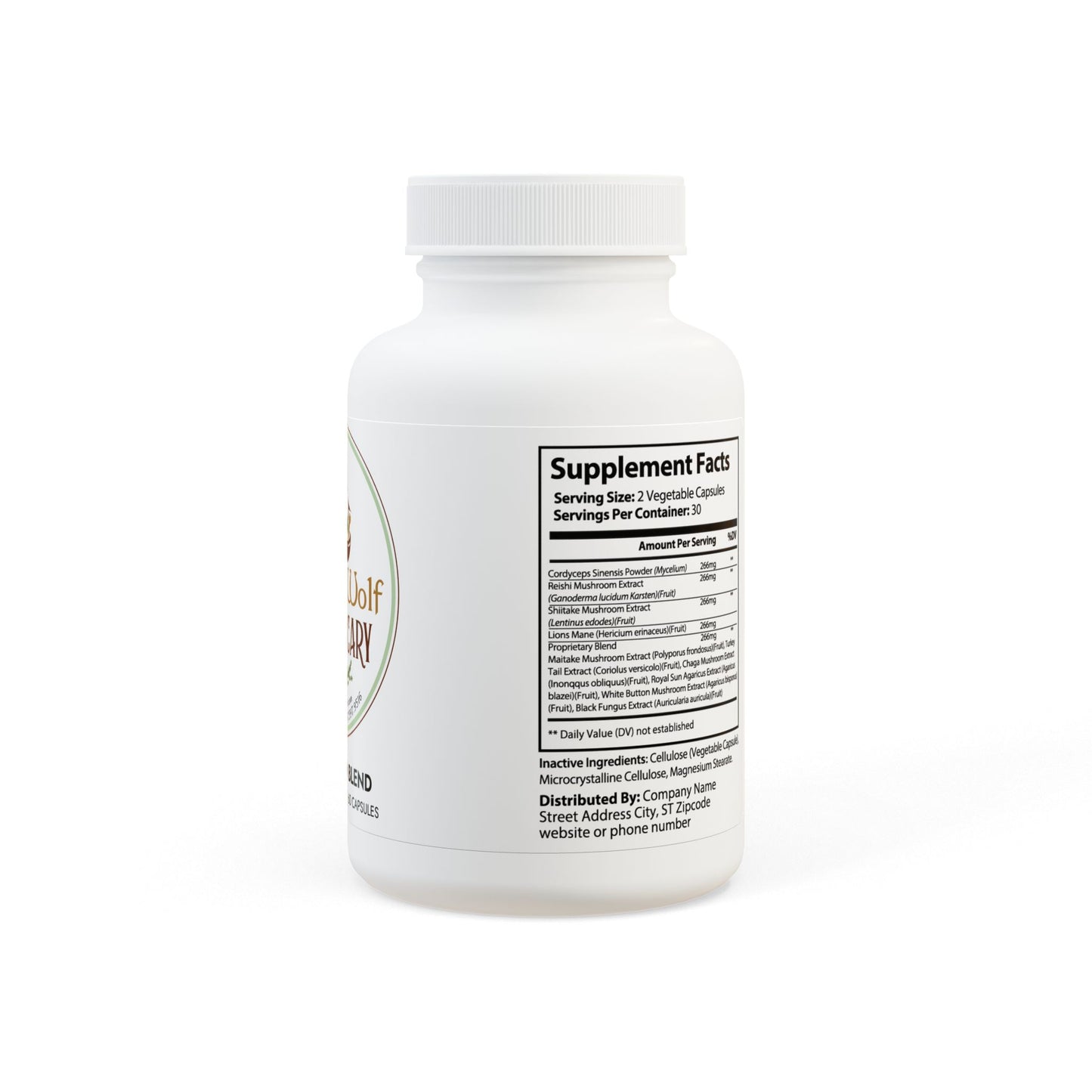 Mushroom Blend Supplement (60 Capsules)