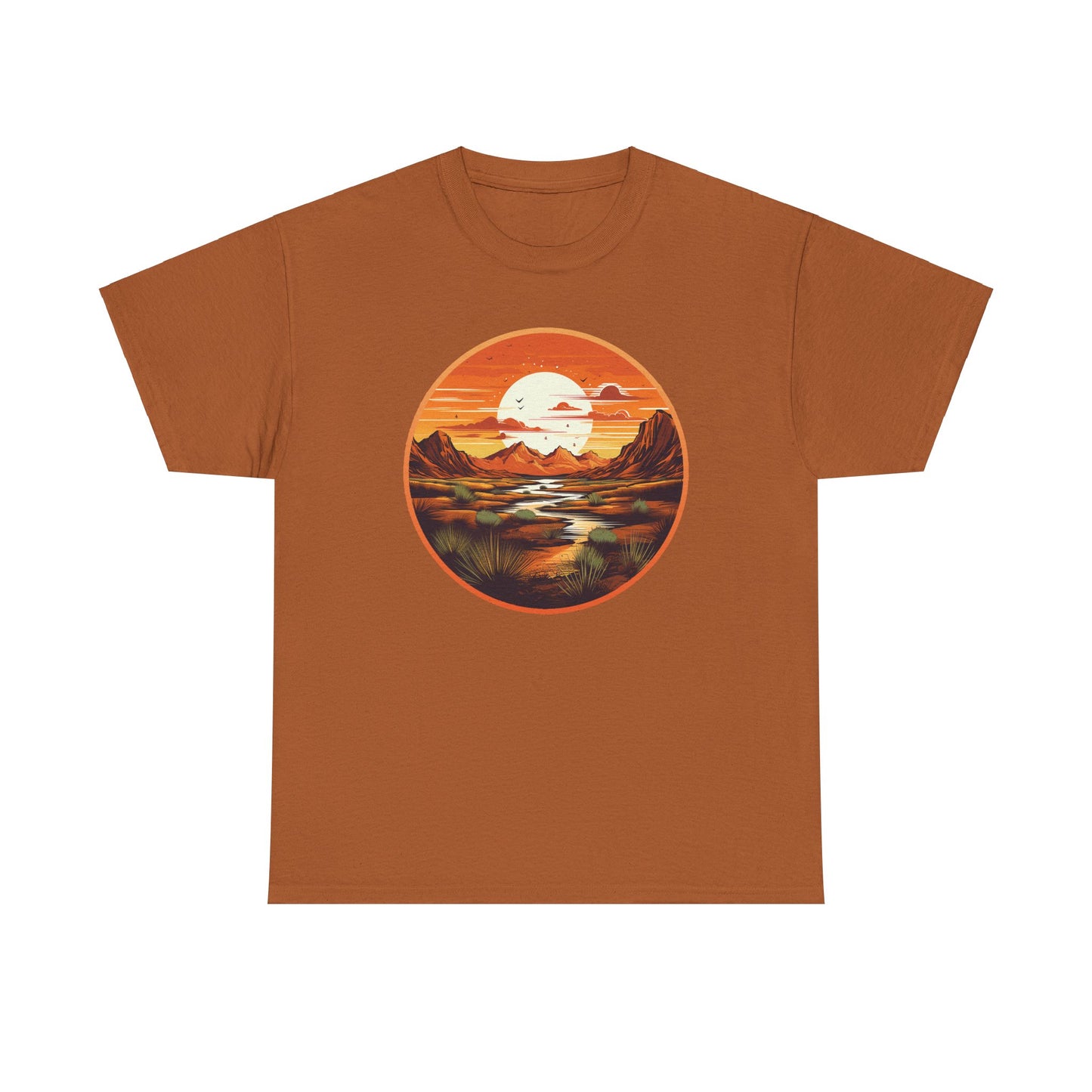 "Sunset" Unisex Heavy Cotton Tee