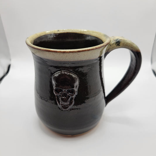 14oz Ceramic Skull Mug