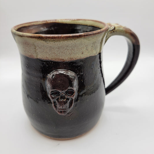 15oz Ceramic Skull Mug