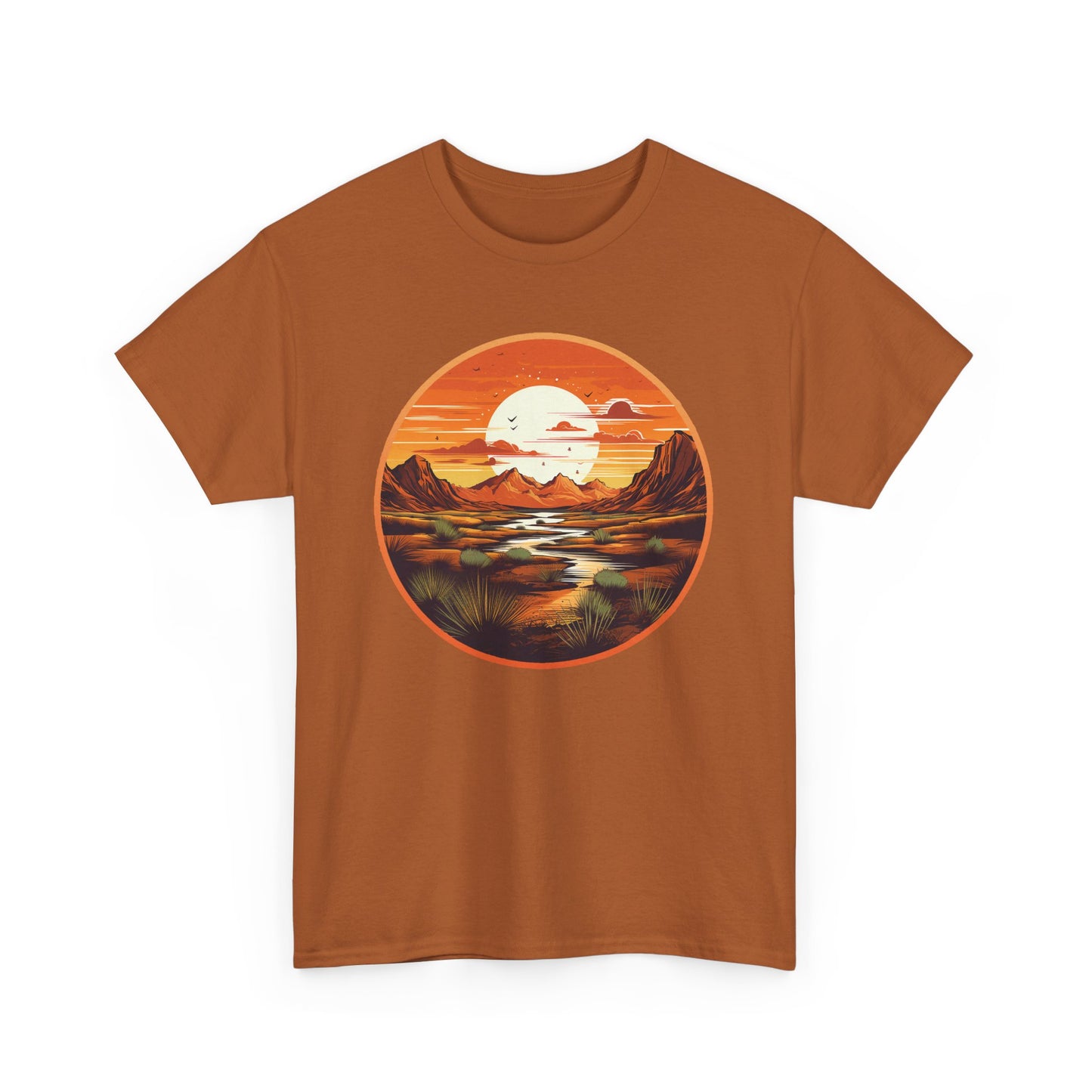 "Sunset" Unisex Heavy Cotton Tee