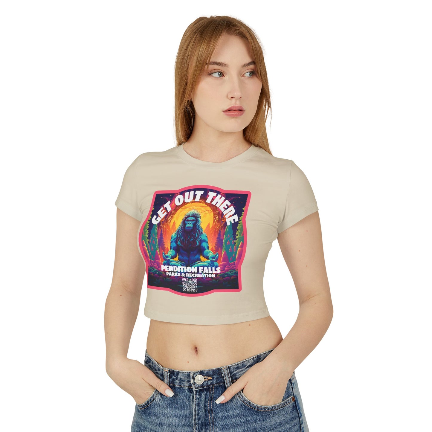 "Zen Squatch" Women's Baby Tee