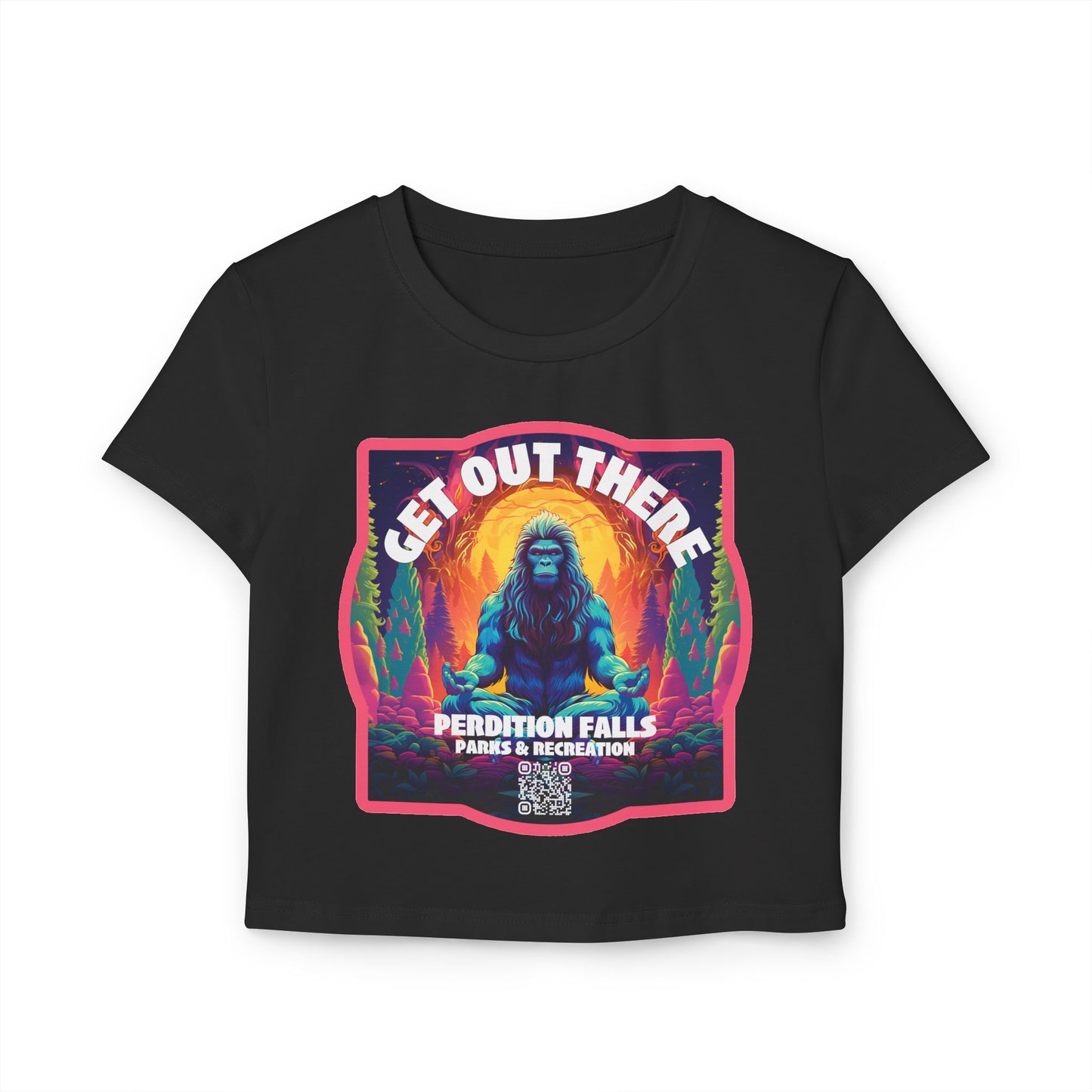 "Zen Squatch" Women's Baby Tee