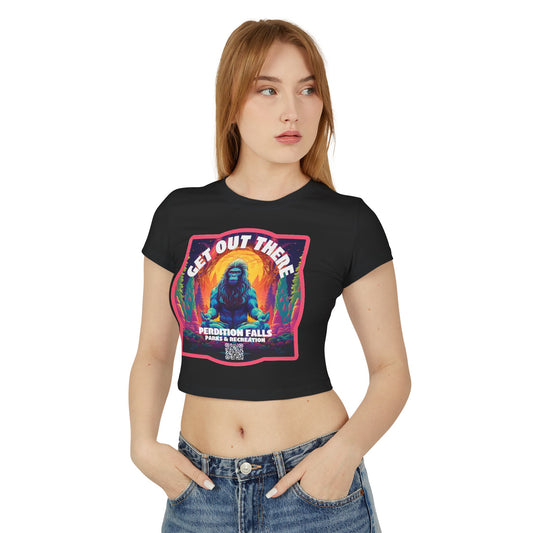 "Zen Squatch" Women's Baby Tee