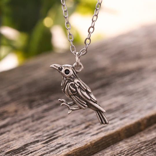 "Poe" Raven Necklace