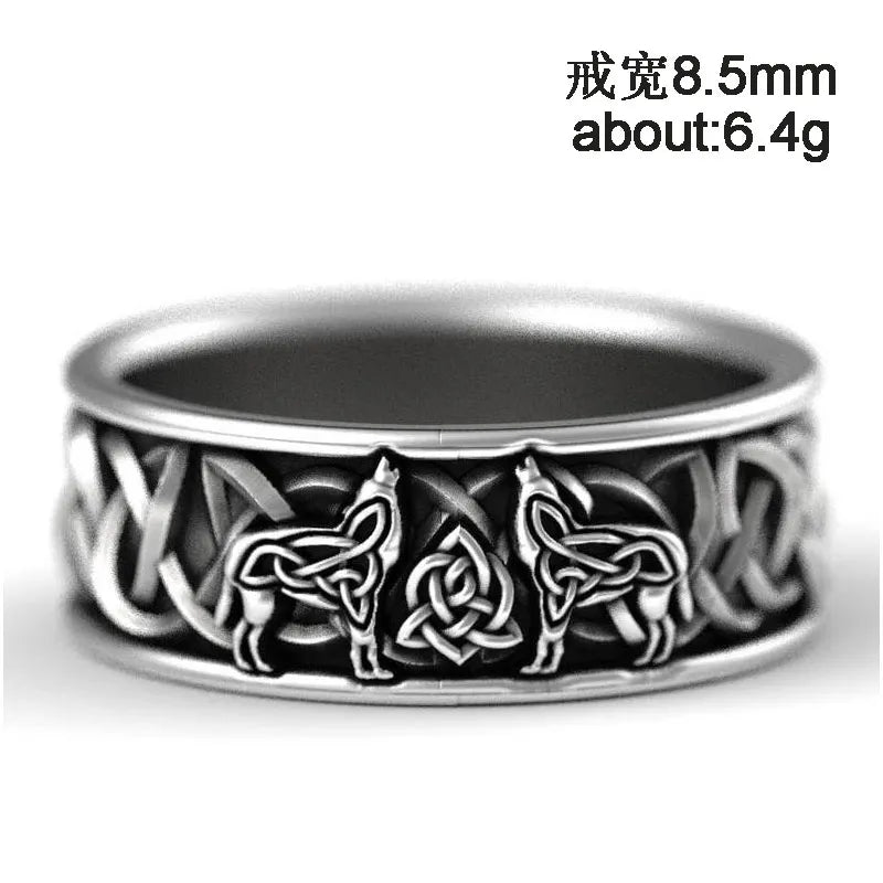 Viking Wolf Ring