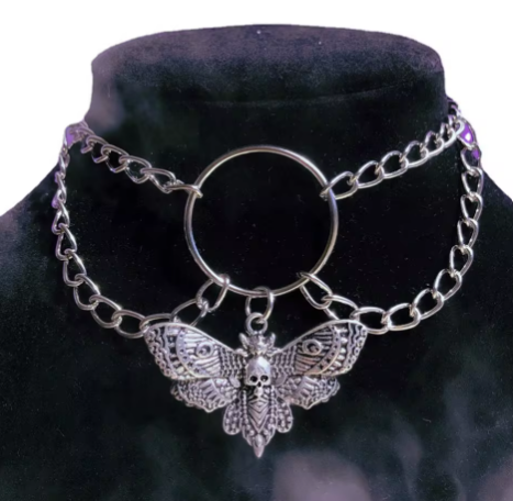 Deadhead Moth Gothic Choker