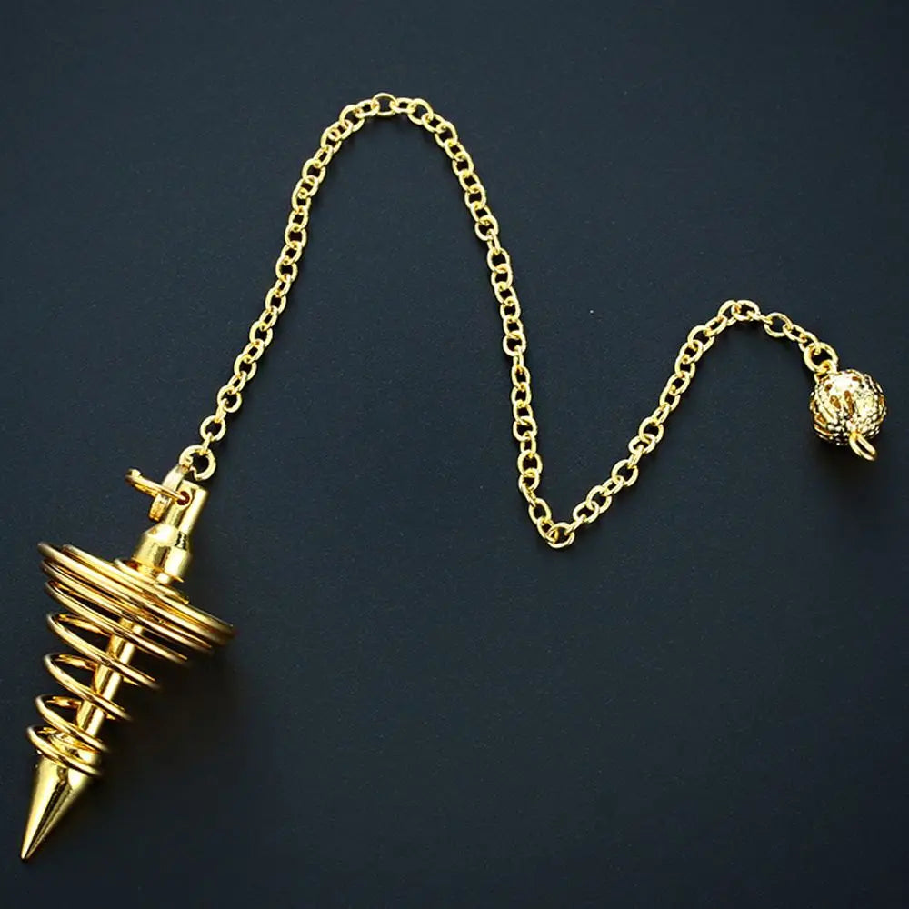 Spiral Cone Metal Pendulum