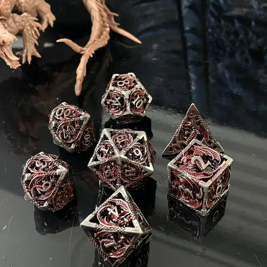 Metal RPG Dice Set