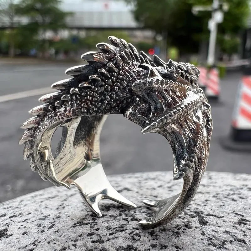 Open Wing Adjustable Dragon Ring