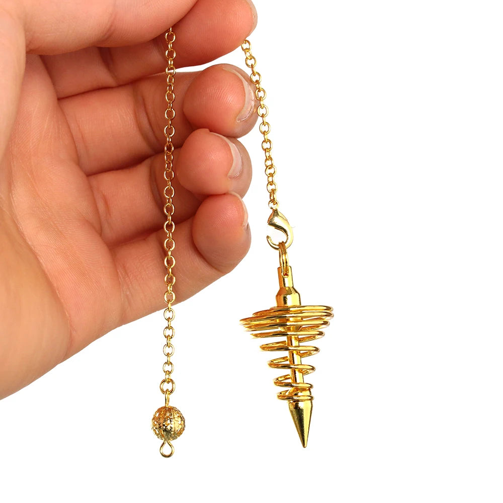 Spiral Cone Metal Pendulum