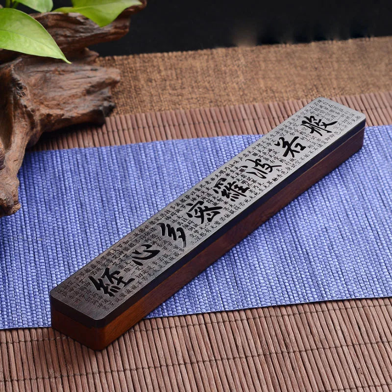 Carved Wood Incense Box Burner